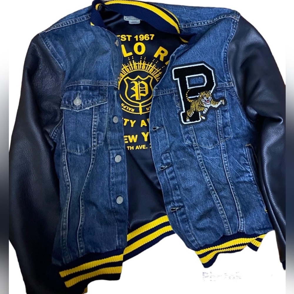 Ralph Lauren Varsity Denim Trucker Jacket